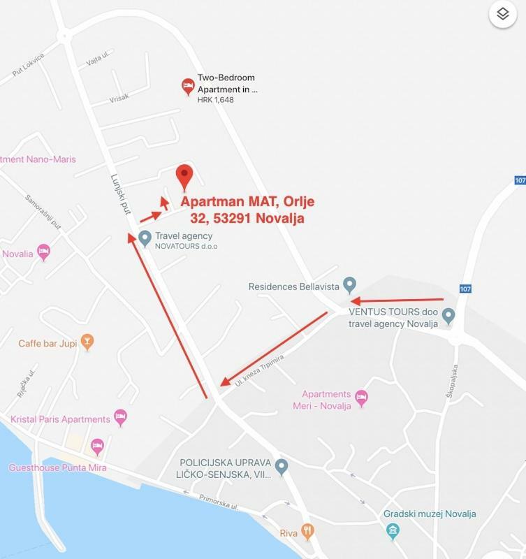 Apartman MAT Novalja Bagian luar foto